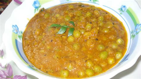 Greenpeas Masala Curry Recipe Kerala Style Taste Of Kerala