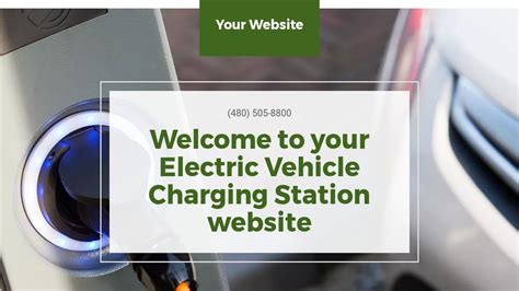 Electric Vehicle Charging Station Website Templates Godaddy