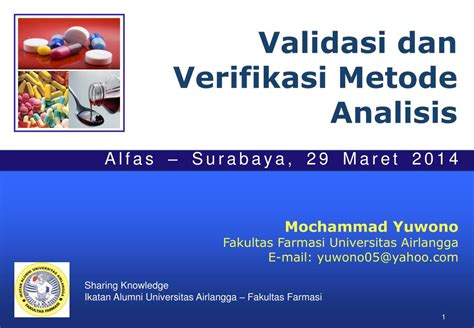Ppt Validasi Dan Verifikasi Metode Analisis Powerpoint Presentation