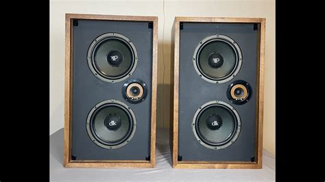 Dlk Model 1 12 Vintage Speakers Demo Video After Repair