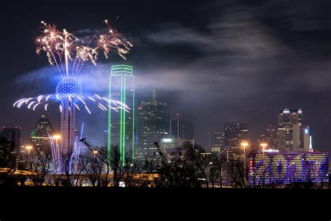Happy New Year Dallas 2017 Photograph By Rospotte Photography Fine