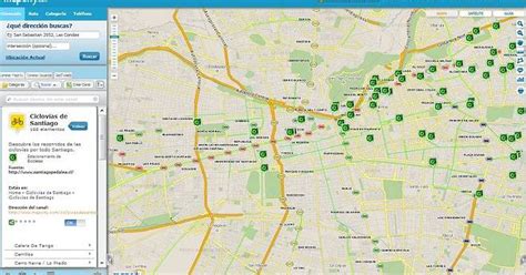 Nueva Aplicación De Mapcity Para Ciclistas Santiaguinos Veoverde