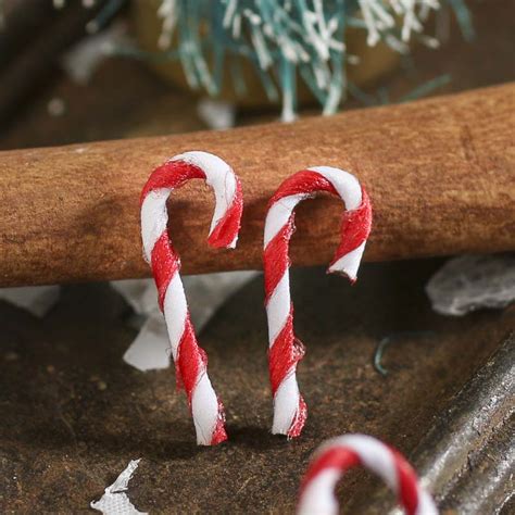 Miniature Candy Canes Christmas Miniatures Christmas And Winter