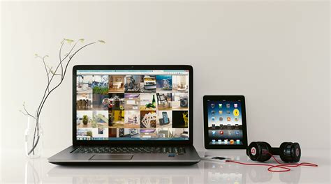 Free Images Laptop Technology Headphone Tablet Gadget