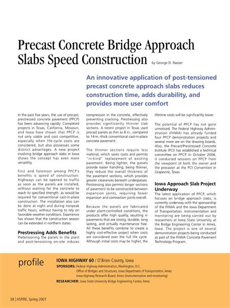 Precast Concrete Bridge Approach Slabs Speed Construction Docslib