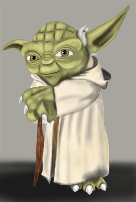 How To Draw Cartoon Yoda