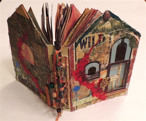 Handmade Book Artist Spotlight Dj Gaskin Book Art Up Book Pop Up