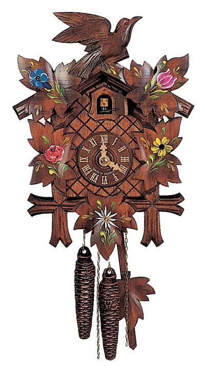 Love The Colorful Flowers And The Pattern Cuckoo Clock Clock Cuckoo