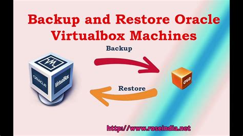How To Backup And Restore Virtualbox Machines Youtube