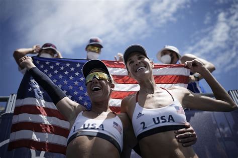 Tokyo Olympics Americans Win Womens Beach Volleyball Gold Medal And
