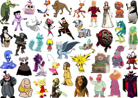 Click The Z Cartoon Characters Quiz By Ddd