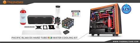 Thermaltake Pacific Rl360 D5 Hard Tube Rgb Water Cooling Kit And Pacific
