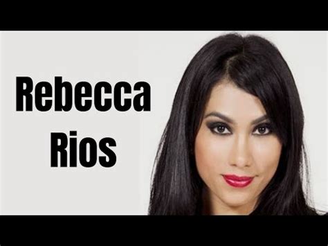 A Carreira Da Ex Atriz Rebecca Rios Youtube
