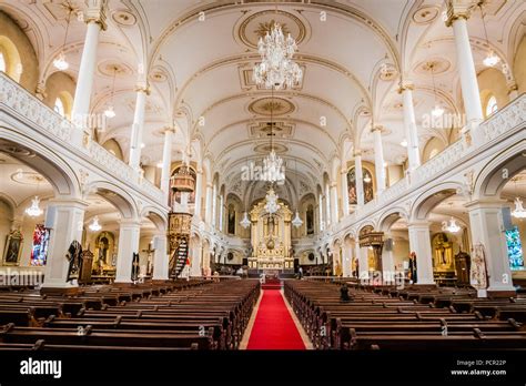 Our Lady Of Victory Church In Quebec Canada Stock Photo Alamy
