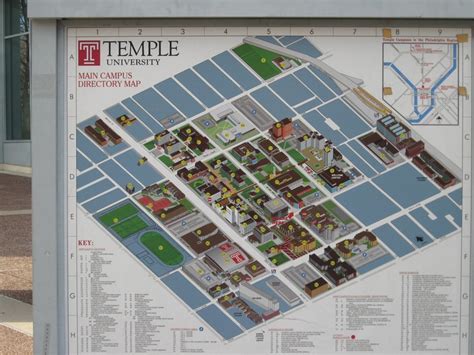 Campus Map Temple University Campus Map University