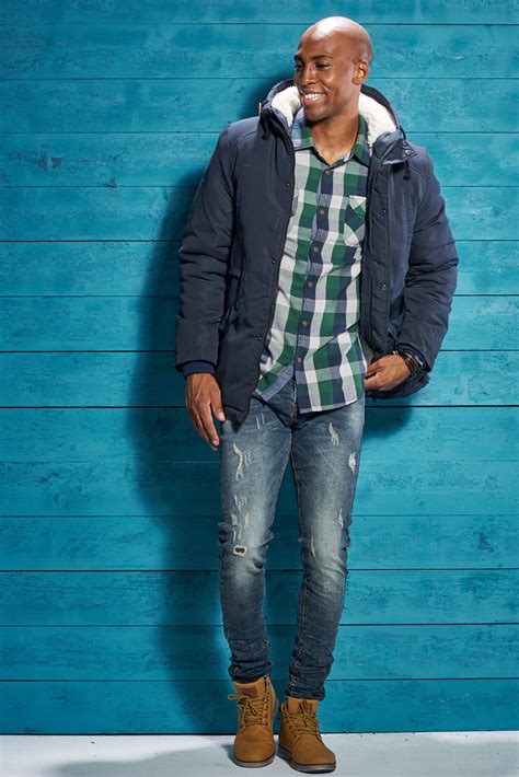 parka homme coloris encre collection homme hiver 2018 districenter vest jackets collection