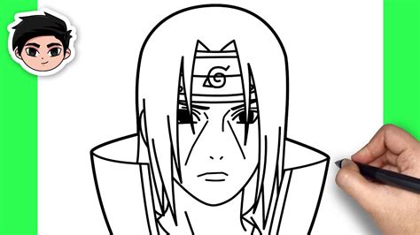 Cómo Dibujar Itachi Uchiha Naruto Tutorial Fácil