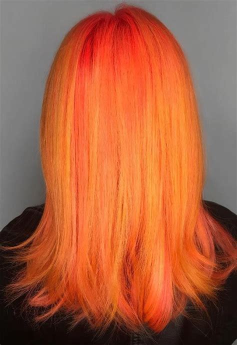 Fiery Orange Hair Color Shades Orange Hair Dyeing Tips Glowsly Hair Color Shades Hair
