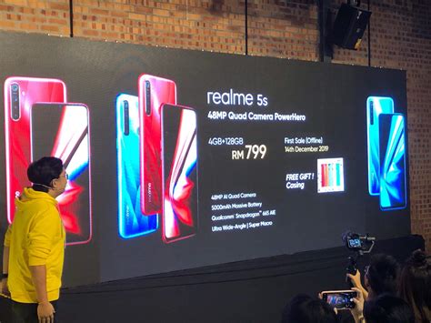 If you prefer the online option, then it will be available on shopee beginning 2pm of 19. Realme 5s launched in Malaysia at RM799 | Hitech CENTURY