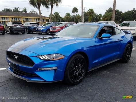 2019 Velocity Blue Ford Mustang Ecoboost Fastback 129797206 Photo 4