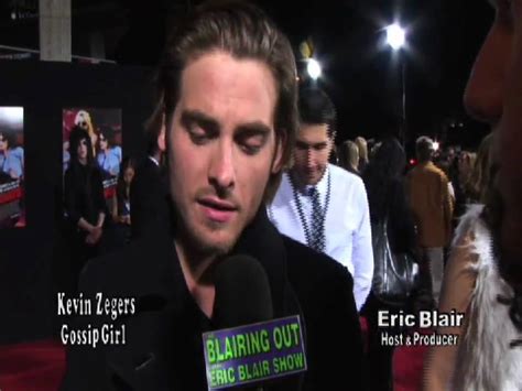 Gossip Girls Kevin Zegers Talks About The Anticipation Of Kissing A