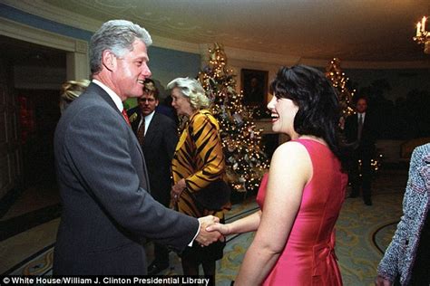 bill clinton and monica lewinsky were never far apart even after they were caught daily mail