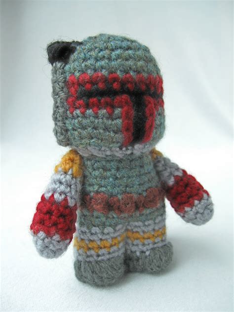 Lucyravenscar Crochet Creatures Boba Fett Mini Amigurumi
