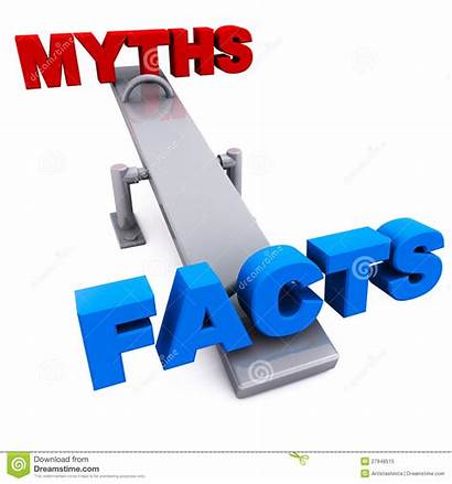 Myth Facts Versus Clip Clipart Truth Fact