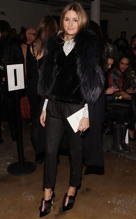 Fashion Week Fur From Olivia Palermos Street Style E News