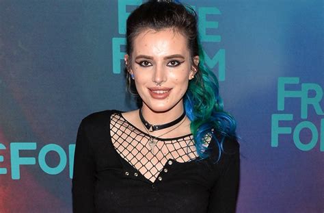 Bella Thorne Shows Off Her Nipple Piercing Goes Braless In Completely
