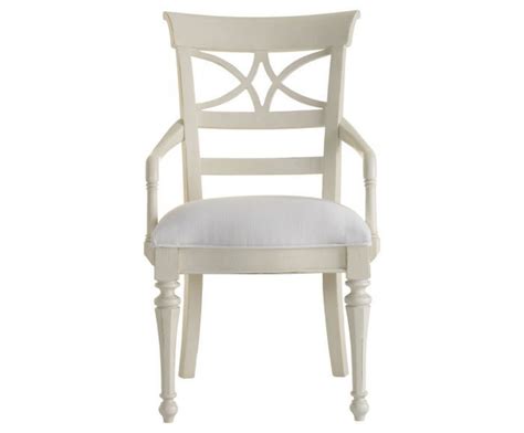 The most common coastal dining chair material is cotton. Seaside Cottage Sea Watch Arm Chair | Beach style dining ...