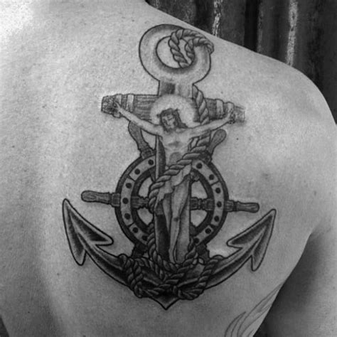 But contrary to these views, the tattoo design featuring the cross or the crucifix is quite a popular one. 40 Anchor Cross Tattoo Designs For Men - Religious Ink Ideas