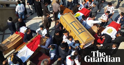Cairo Bombing Sisi Names Suicide Bomber As Coptic Christians Protest World News The Guardian
