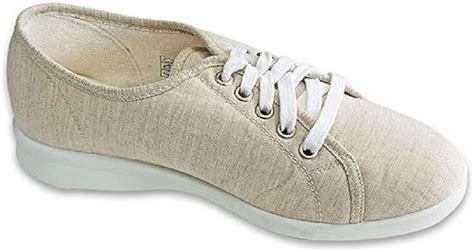 Db Shoes Anthea Womens Extra Wide Fit Canvas Shoes Uk