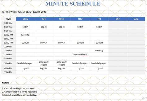 10 15 Minute Schedule Template Template Business Psd Excel Word Pdf