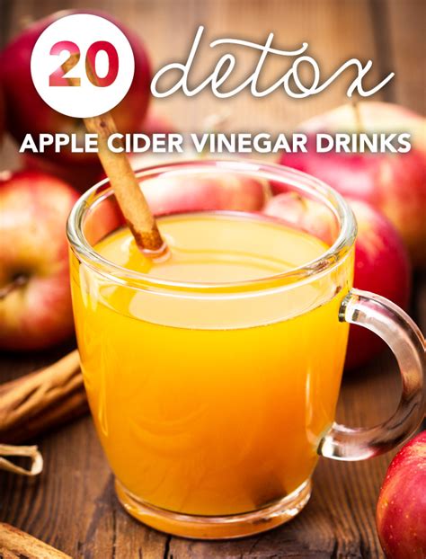 20 apple cider vinegar detox drinks love these detox diy