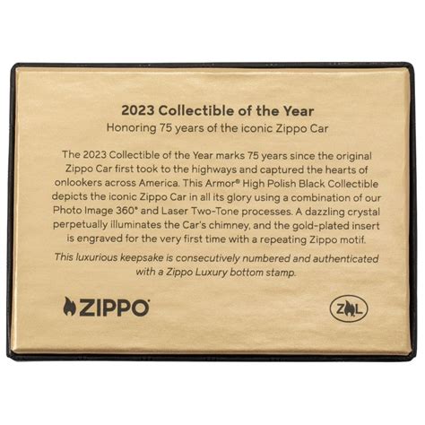 Zippo Car 75th Anniversary Limited Edition 48692 Zippovn Zippo Vietnam