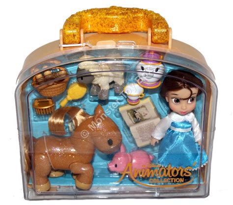 Disney Animators Collection Belle Mini Doll Play Set 5 Inch