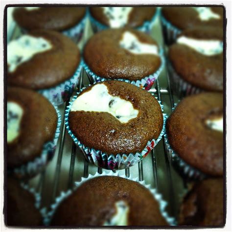 Cream Cheese Filled Chocolate Chip Cupcakes