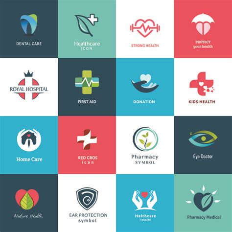 Creative Medical And Healthcare Logos Vector Set 06 Free Download