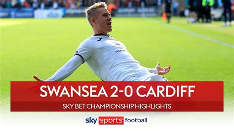 Swansea 2 0 Cardiff Michael Obafemi Oli Cooper Guide Russell Martins Swans To Derby Win