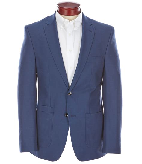murano collezione slim fit performance bi stretch wool blend suit separates blazer dillard s