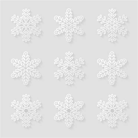 Set Of Snowflakes ~ Illustrations ~ Creative Market