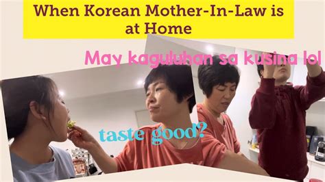 When Korean Mother In Law Is At Home Korean Mother In Law Makes Yummy Side Dish 🇵🇭🇰🇷 Vlog