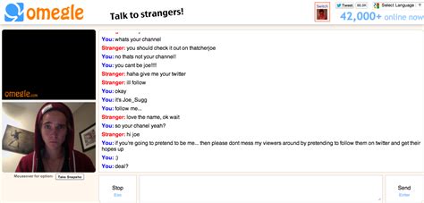 Joe Sugg On Twitter Guys If Its Me On Omegle Ill Always Show My