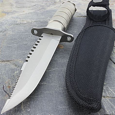 85 Tactical Stainless Steel Military Survival Knife Bowie Hunting