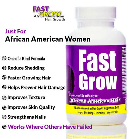 Vitamins for thinning hair boost your hair. Fast Grow Vitamins for Hair Growth for African American ...