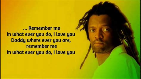 Lucky Dube Remember Me Lyrics Youtube