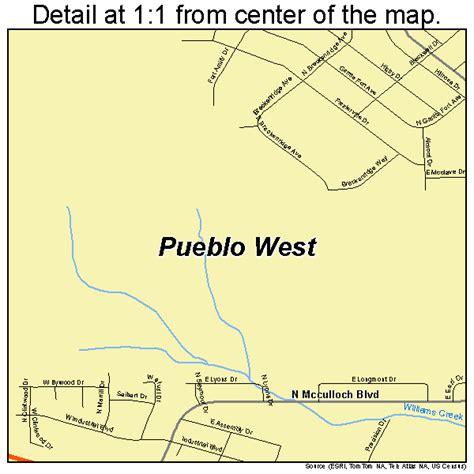 Pueblo West Map