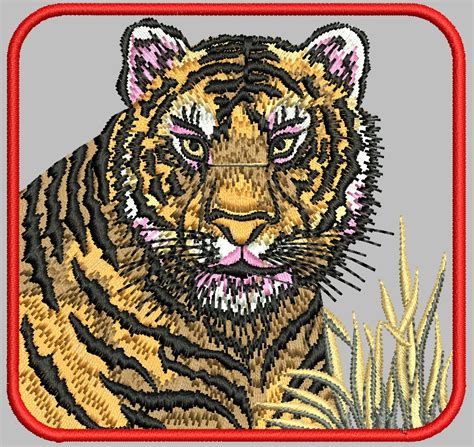 Tiger Free Embroidery Design